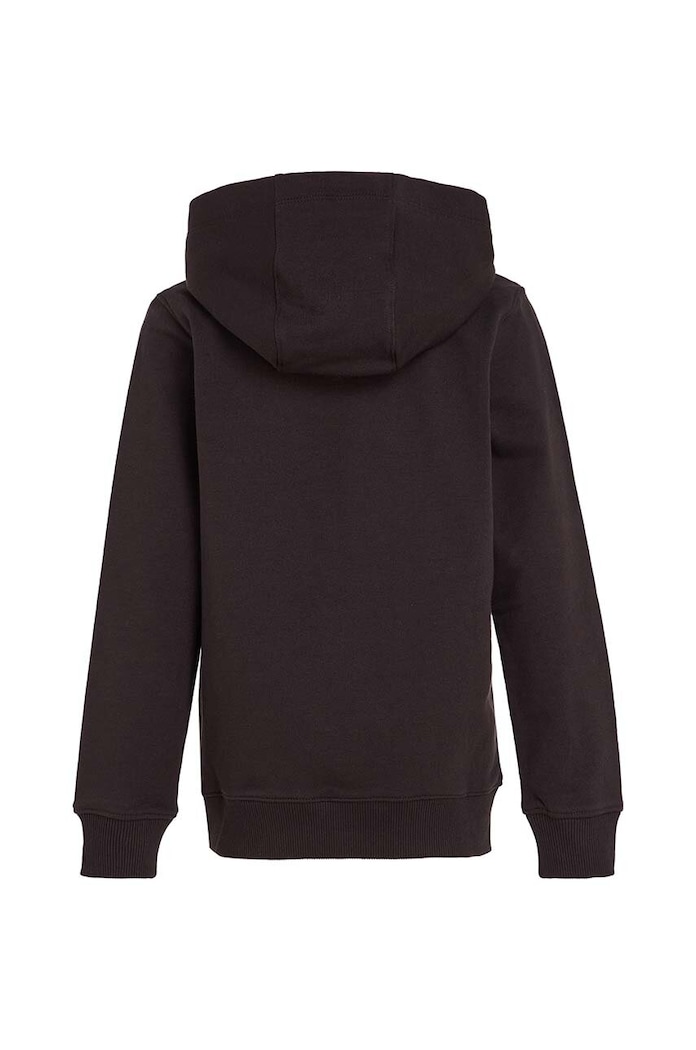Dječaci Dječja pamučna dukserica Tommy Hilfiger KS0KS00213 crna