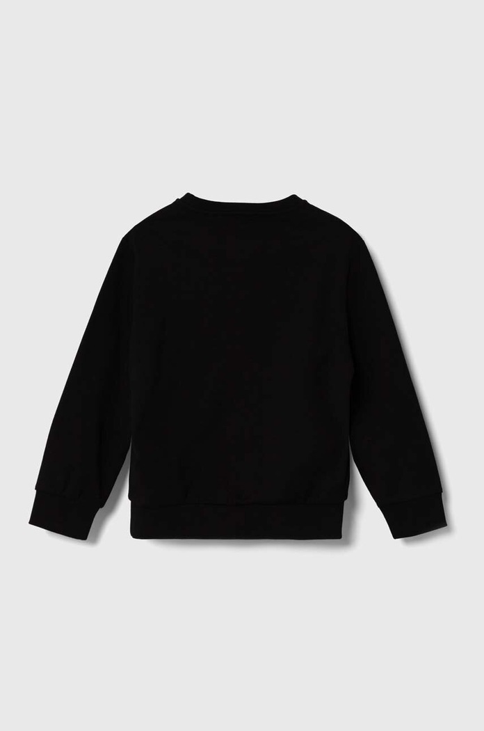 Dětská bavlněná mikina EA7 Emporio Armani 8NBM51.BJ05Z černá AW24
