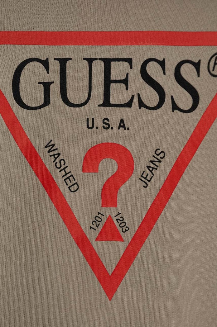 Chłopiec Guess bluza bawełniana dziecięca L73Q09.KAUG0.9BYH beżowy