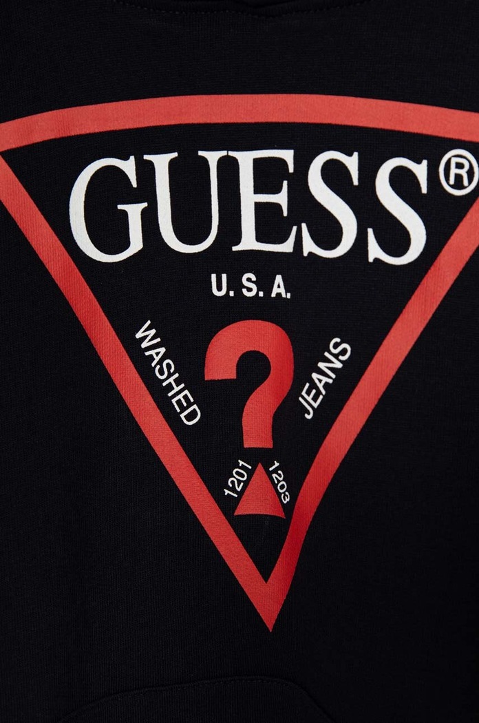 Chłopiec Guess bluza bawełniana dziecięca L92Q09.KAUG0.9BYH granatowy