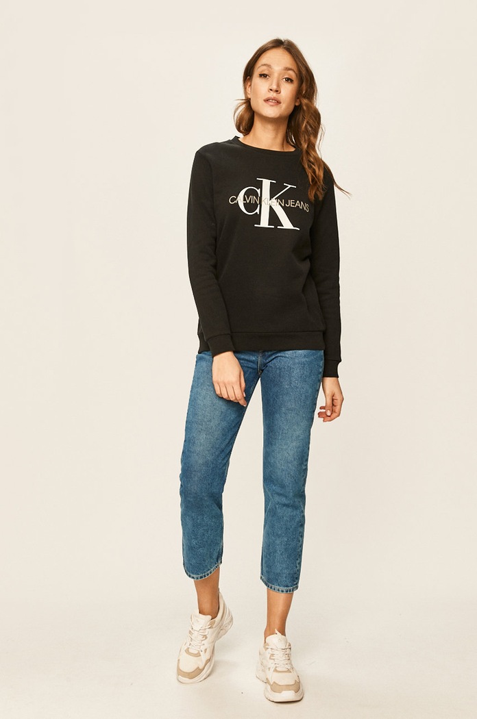Calvin Klein Jeans bluză J20J207877.NOS negru AA00