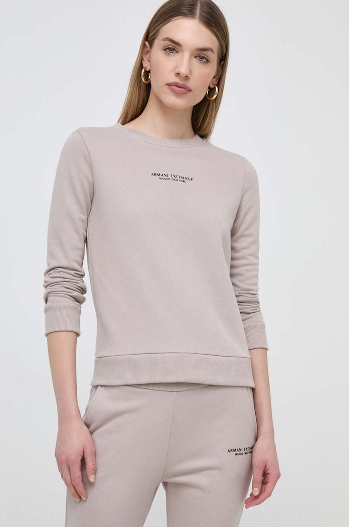 Armani Exchange bluza beżowy 8NYM29.YJE5Z.NOS