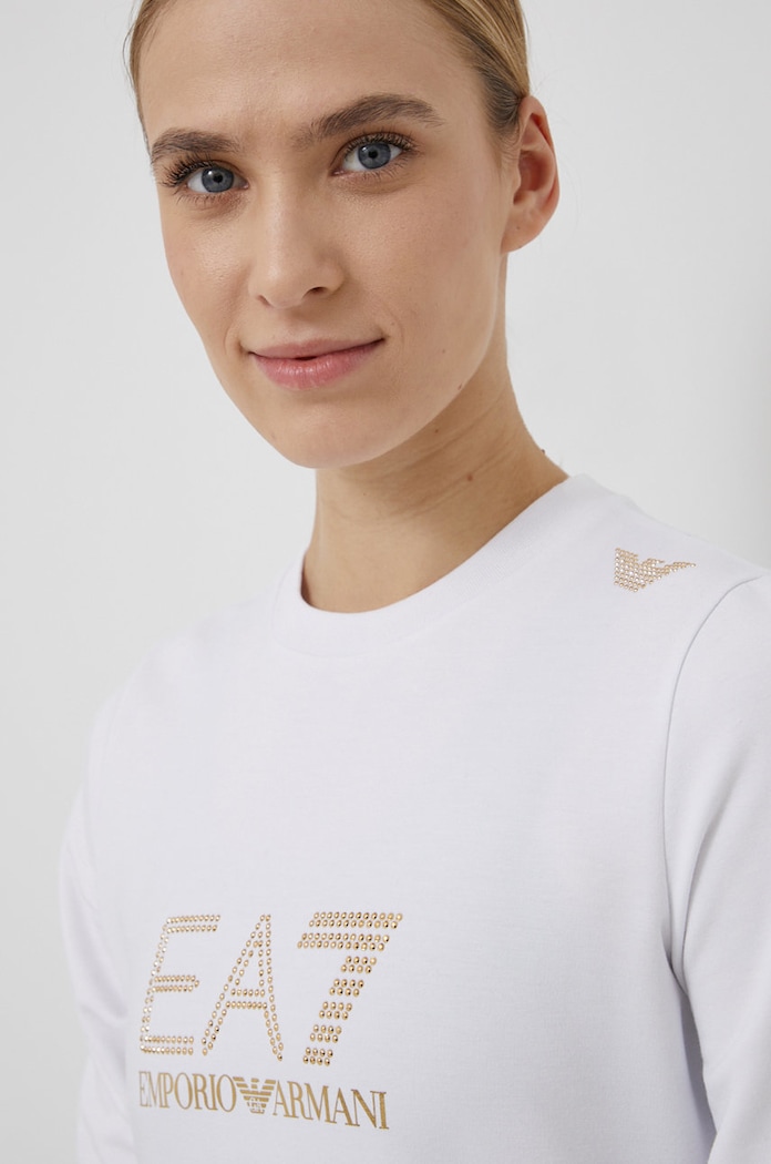 EA7 Emporio Armani bluza 8NTM45.TJ9RZ biały 8NTM45.TJ9RZ