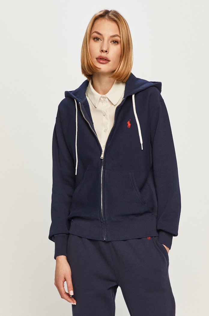 Mikina Polo Ralph Lauren s kapucí námořnická modř 211794396003
