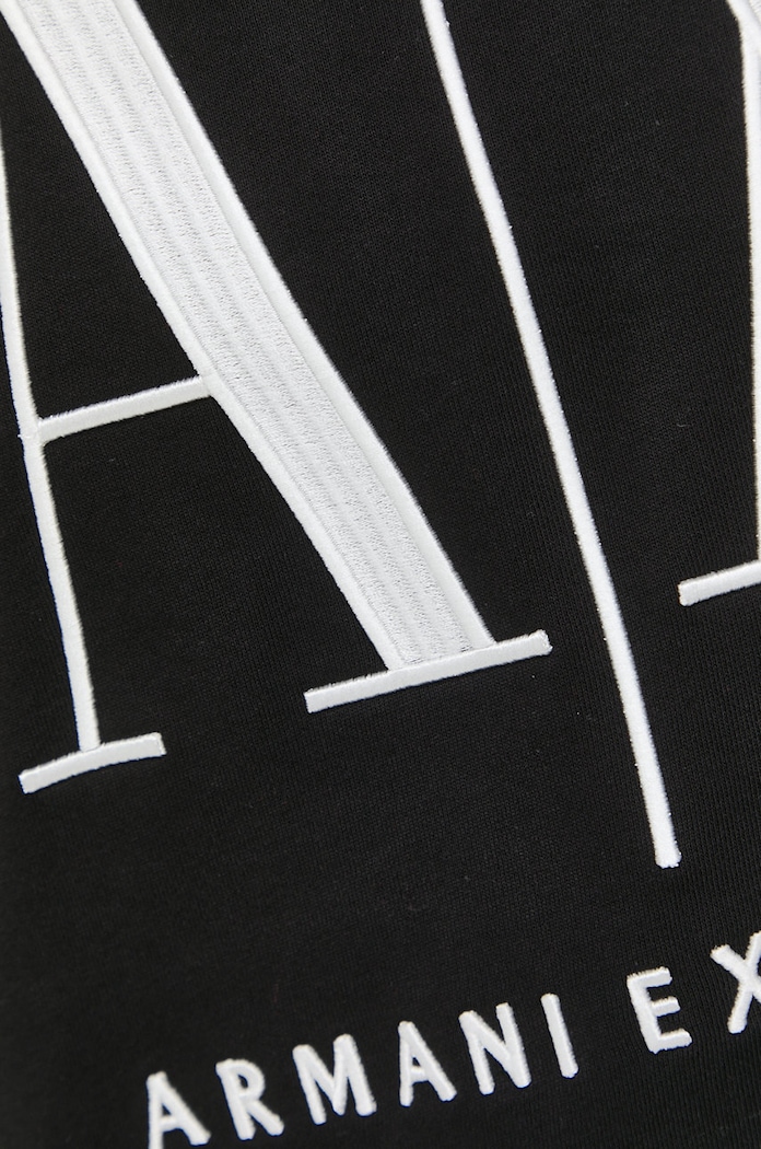 Armani Exchange felpa in cotone 8NYM52.YJ68Z.NOS nero