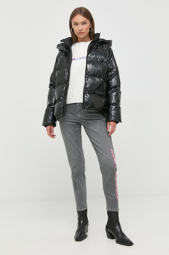 Bavlnená mikina Karl Lagerfeld 225W1804 biela AA00