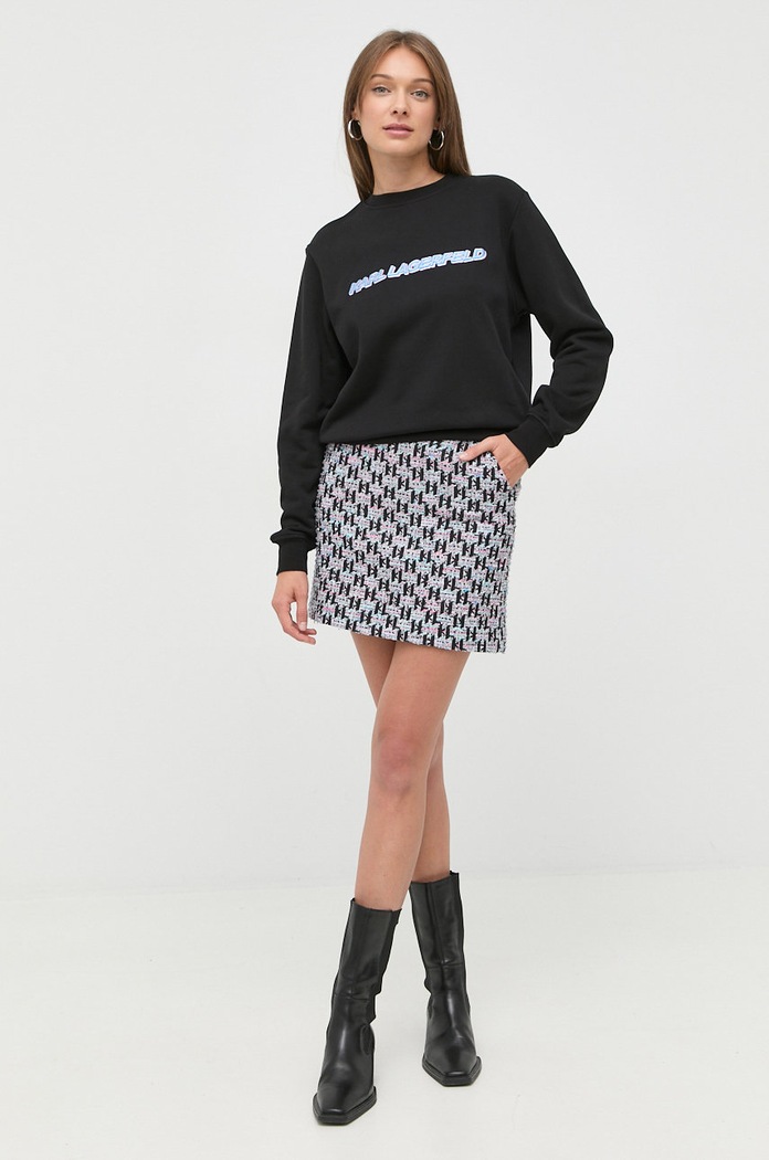 Karl Lagerfeld bluza bawełniana 225W1804 225W1804 czarny AA00