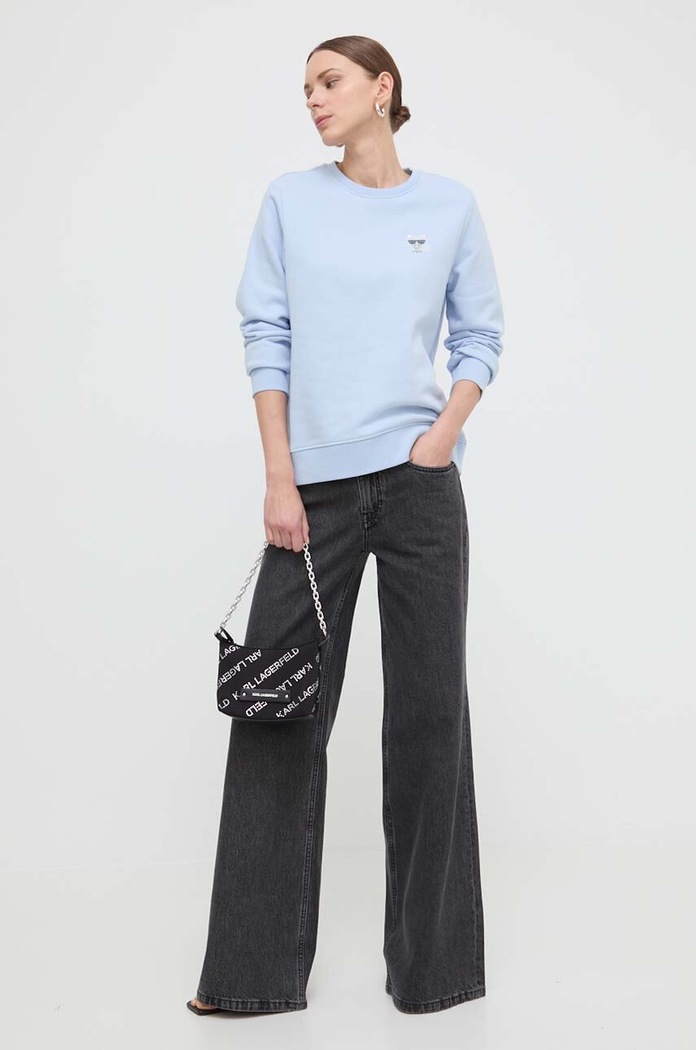 Mikina Karl Lagerfeld 216W1831 modrá AA00