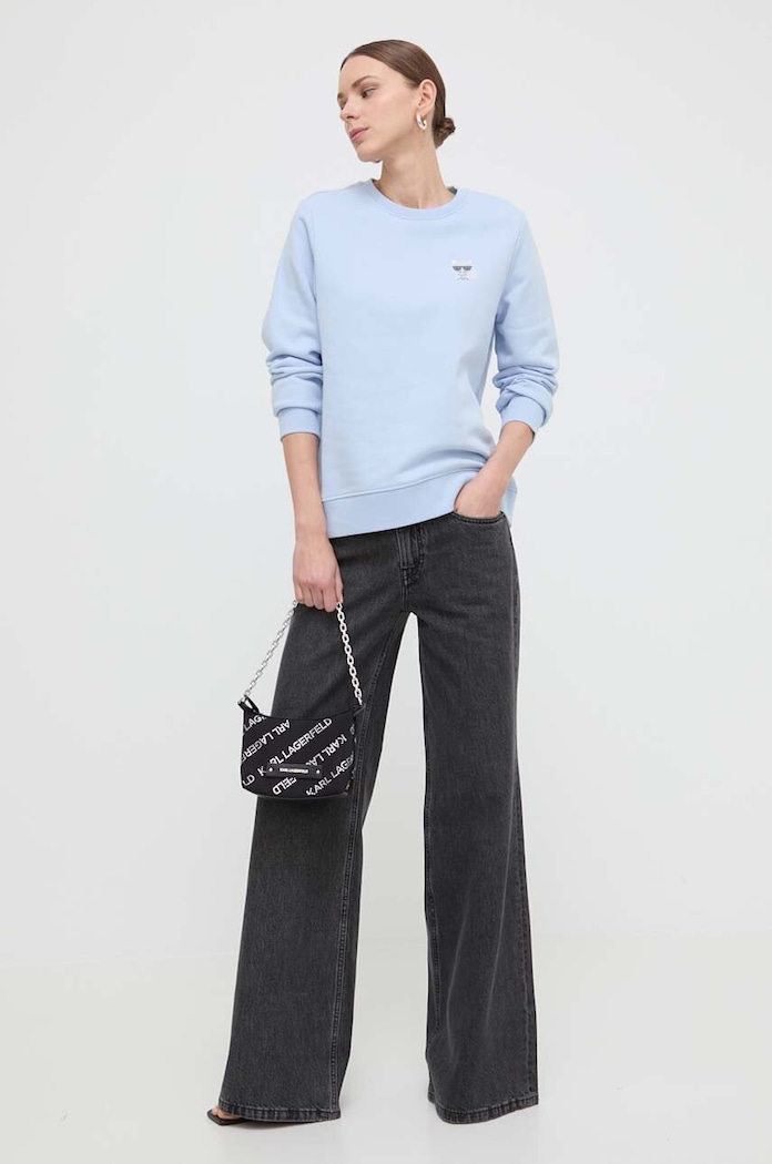 Mikina Karl Lagerfeld 216W1831 modrá AA00