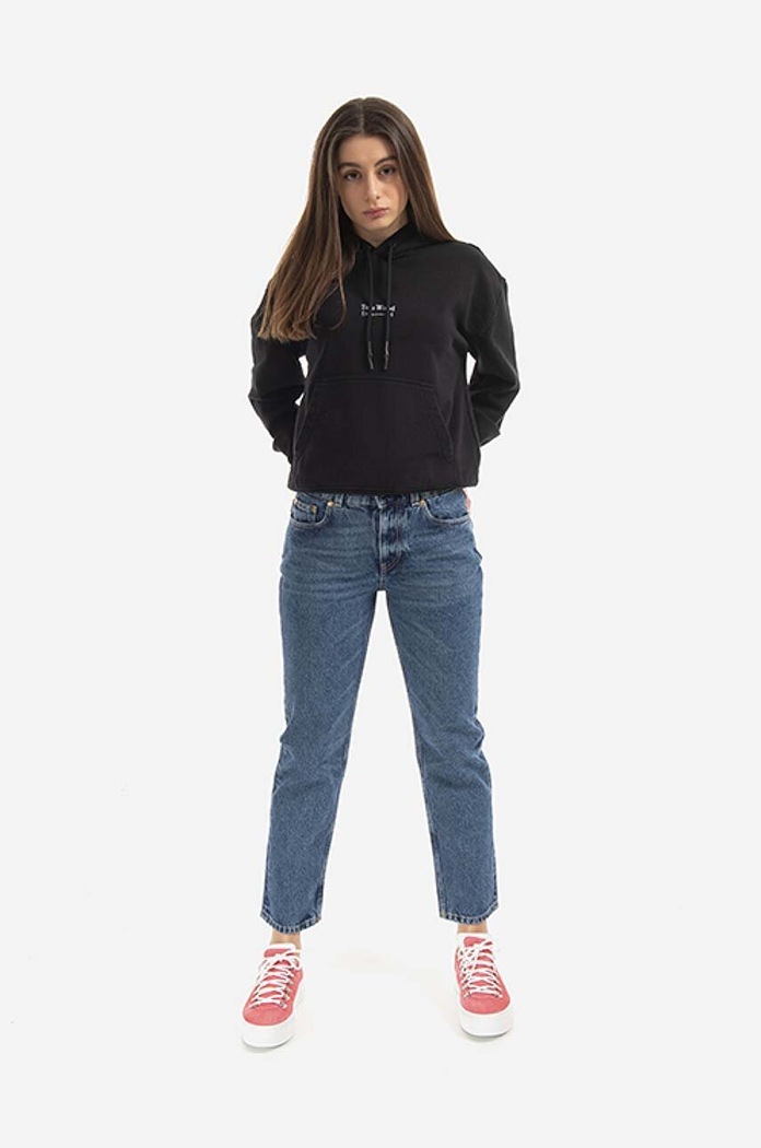 Tom Wood cotton sweatshirt Eden 22191.975 black AA00