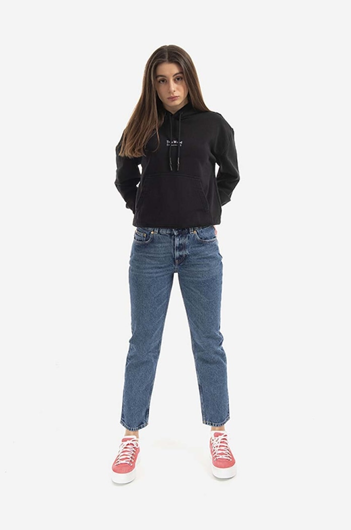 Tom Wood cotton sweatshirt Eden 22191.975 black AA00