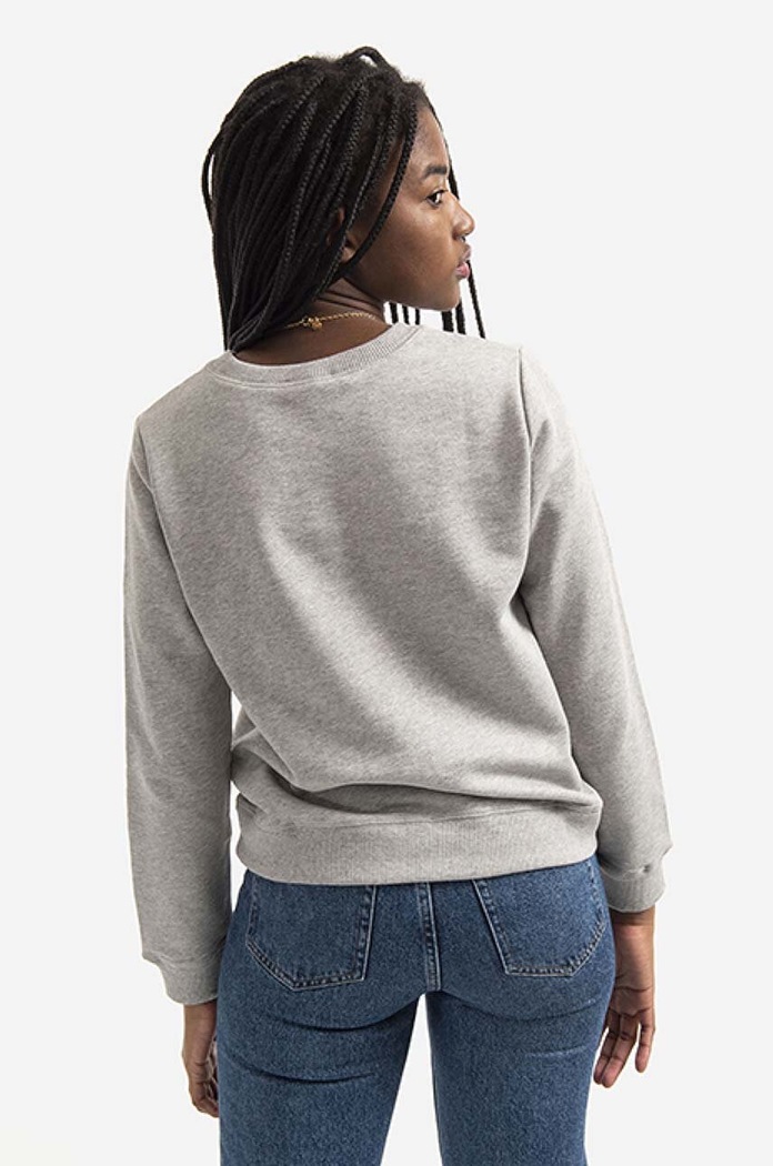 Odzież A.P.C. bluza bawełniana Sweat Item F COEAS.F27663 szary
