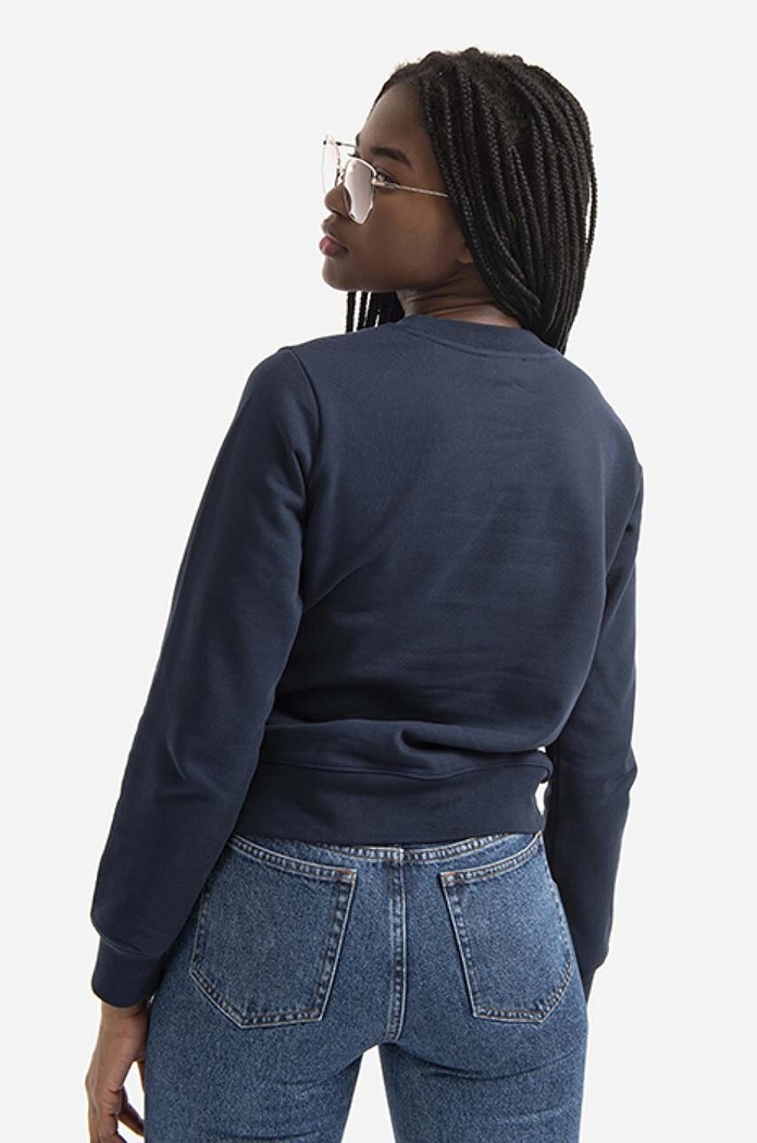 Oblečenie Bavlnená mikina A.P.C. Sweat Tina COEBH-F27561 MARINE COEBH.F27561 tmavomodrá