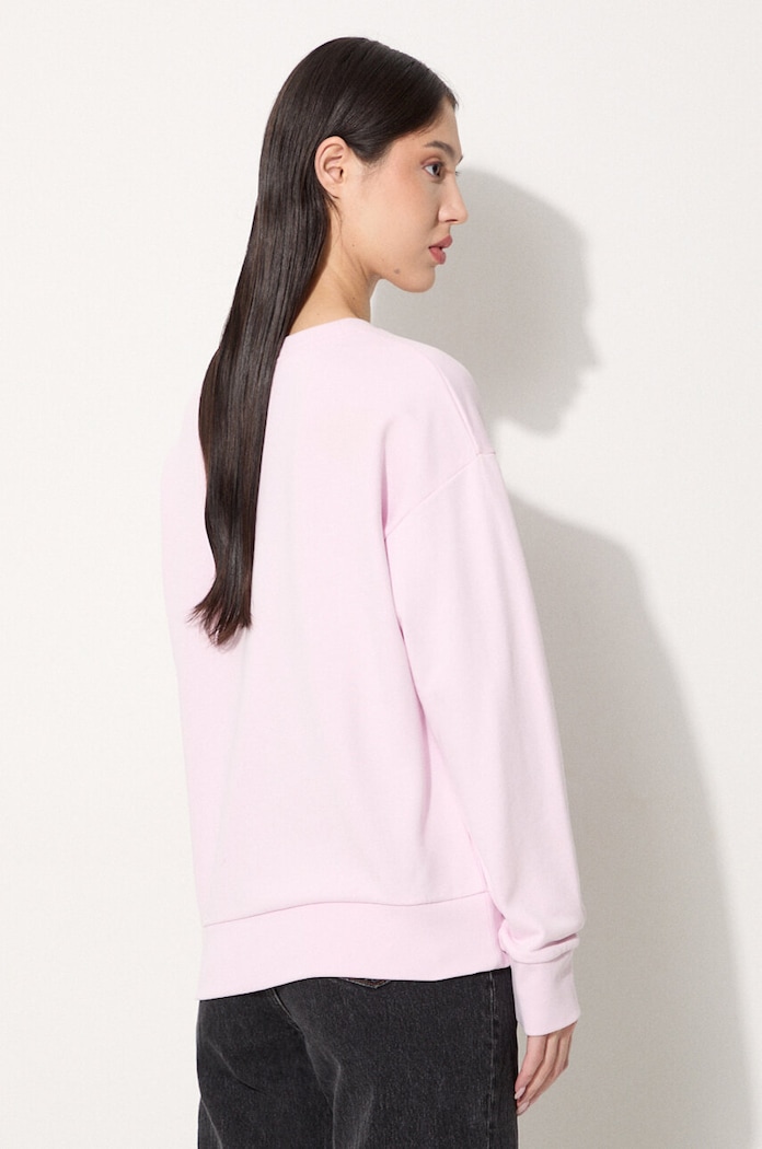 A.P.C. bluza bawełniana Sweat Annie COEIP.F27623 różowy AA00