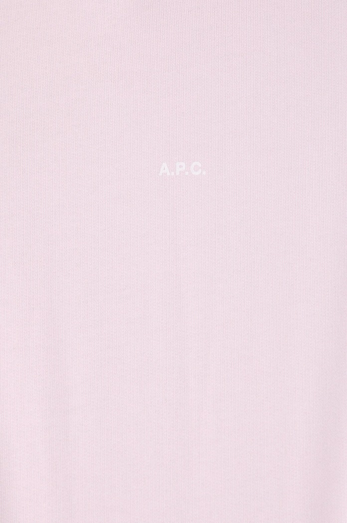 A.P.C. bluza bawełniana Hoodie Christina COEIP.F27624 różowy
