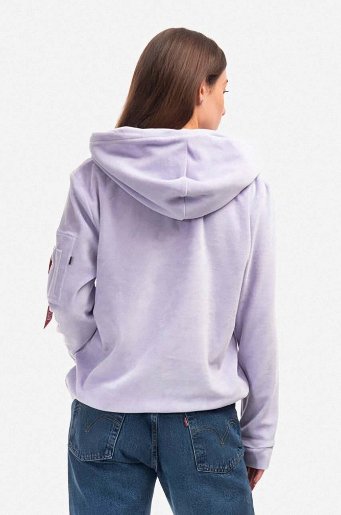 Clothing Alpha Industries sweatshirt Frottee Hoody 108040.664 violet