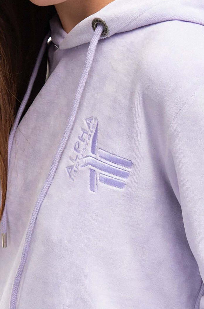 Alpha Industries sweatshirt Frottee Hoody 108040.664 violet