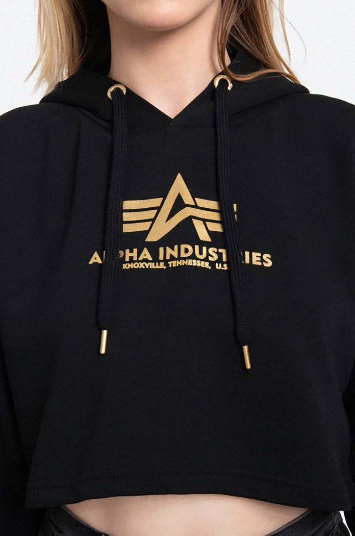Alpha Industries bluza Sweats & Hoodys czarny 116057FP.583
