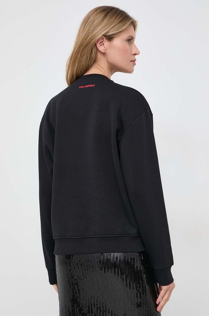 Odzież Karl Lagerfeld bluza 240W1810 czarny