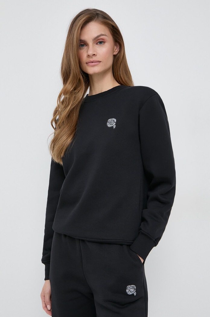 Karl Lagerfeld bluza imprimeu negru 240W1800