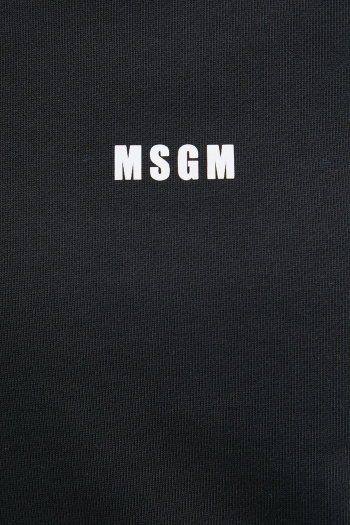 Pamučna dukserica MSGM 2000MDM503.300000 crna