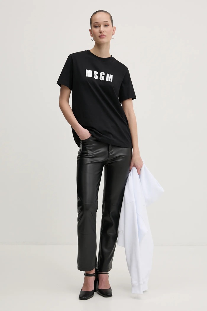 MSGM hanorac de bumbac 2000MDM509.300000 alb AA00