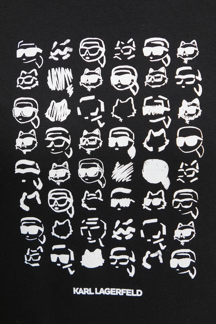 Mikina Karl Lagerfeld IKON A1W20079 černá
