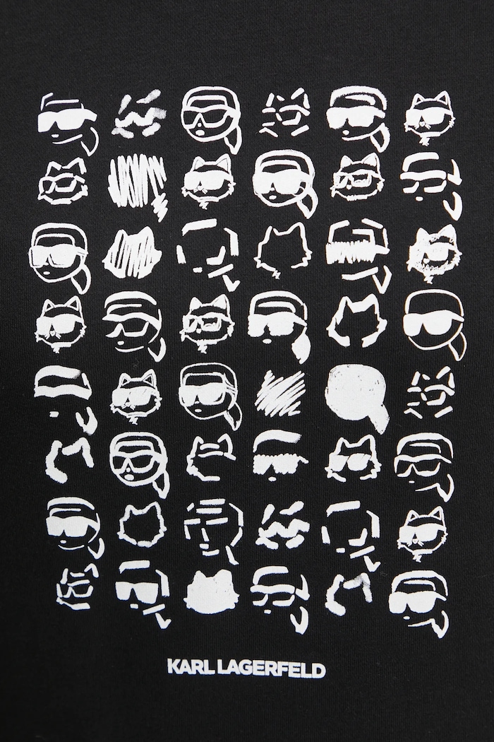 Mikina Karl Lagerfeld IKON A1W20079 černá