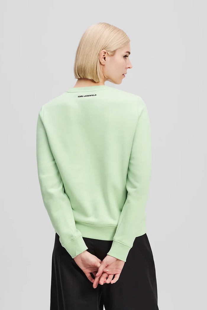 Karl Lagerfeld bluza IKON A1W20081 verde SS25