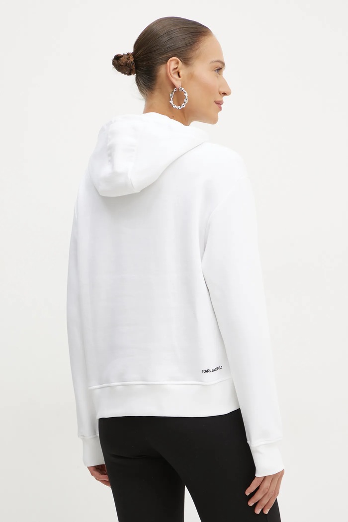 Îmbrăcăminte Karl Lagerfeld bluza IKON A1W20083 alb