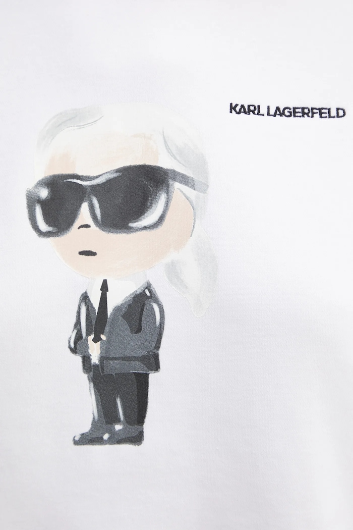 Karl Lagerfeld bluza IKON A1W20083 alb