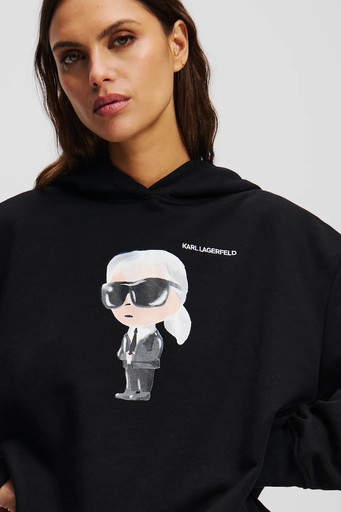 Îmbrăcăminte Karl Lagerfeld bluza IKON A1W20083 negru