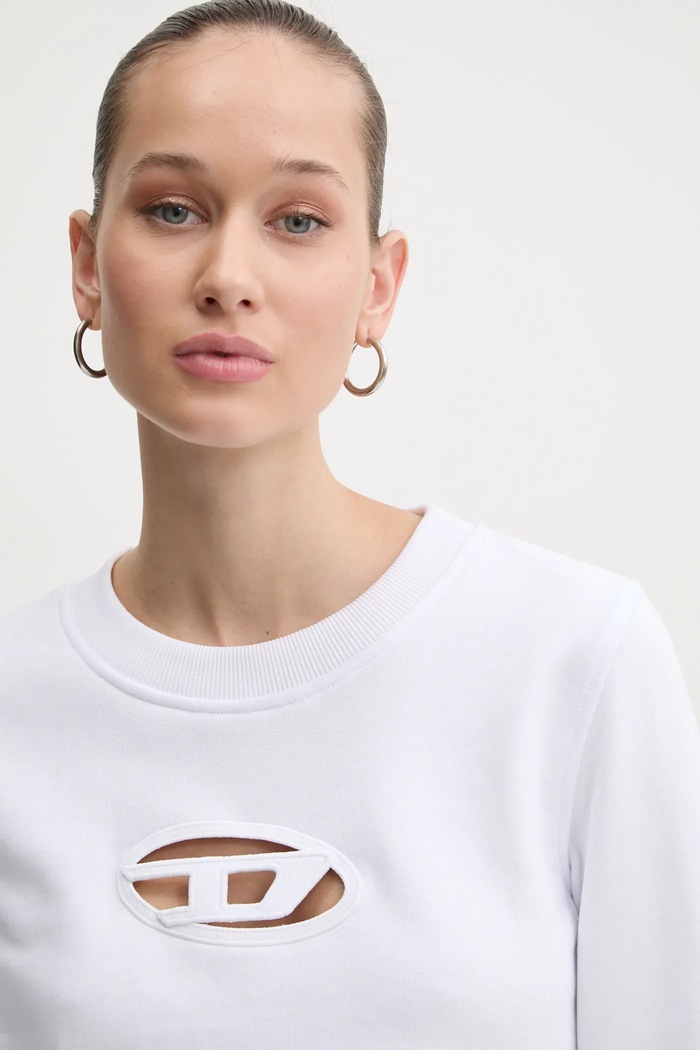 Dukserica Diesel F-SLIMMY-OD SWEAT-SHIRT bijela A09931.0GRAC