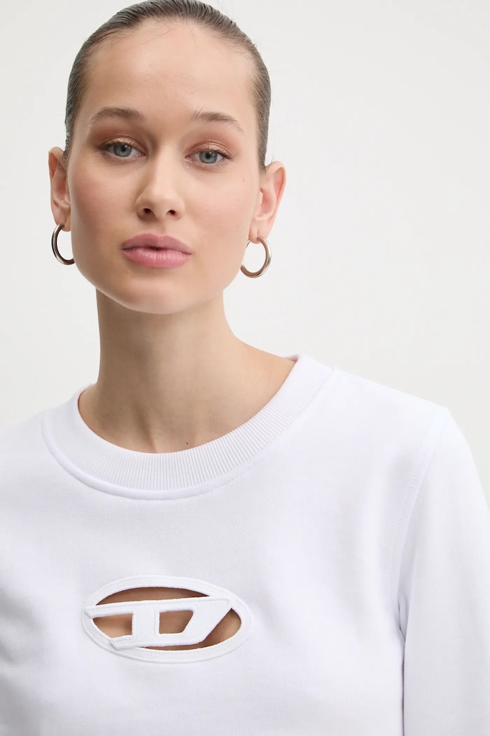 Dukserica Diesel F-SLIMMY-OD SWEAT-SHIRT bijela A09931.0GRAC