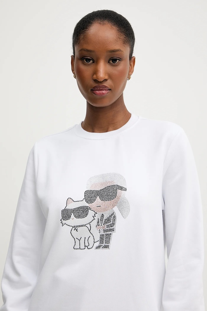 Bluza IKON Karl Lagerfeld A3W20069 biały