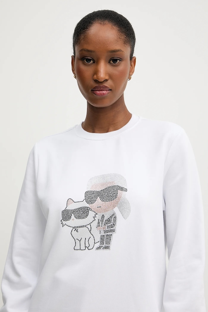 Bluza IKON Karl Lagerfeld A3W20069 biały