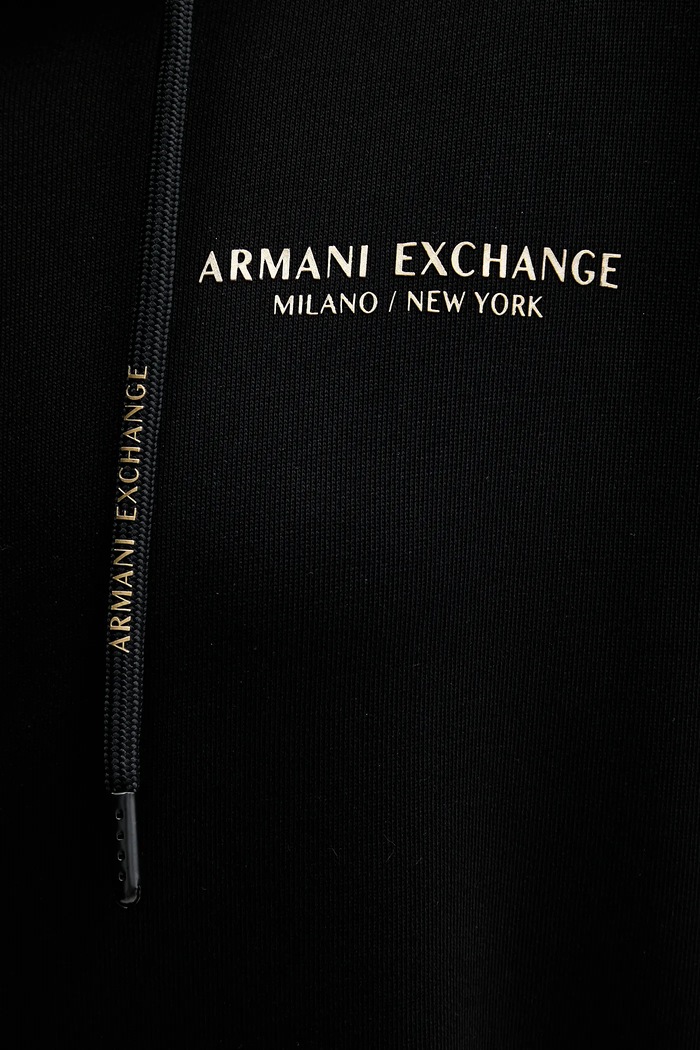 Bavlnená mikina Armani Exchange XW001452.AF10830.NOS čierna