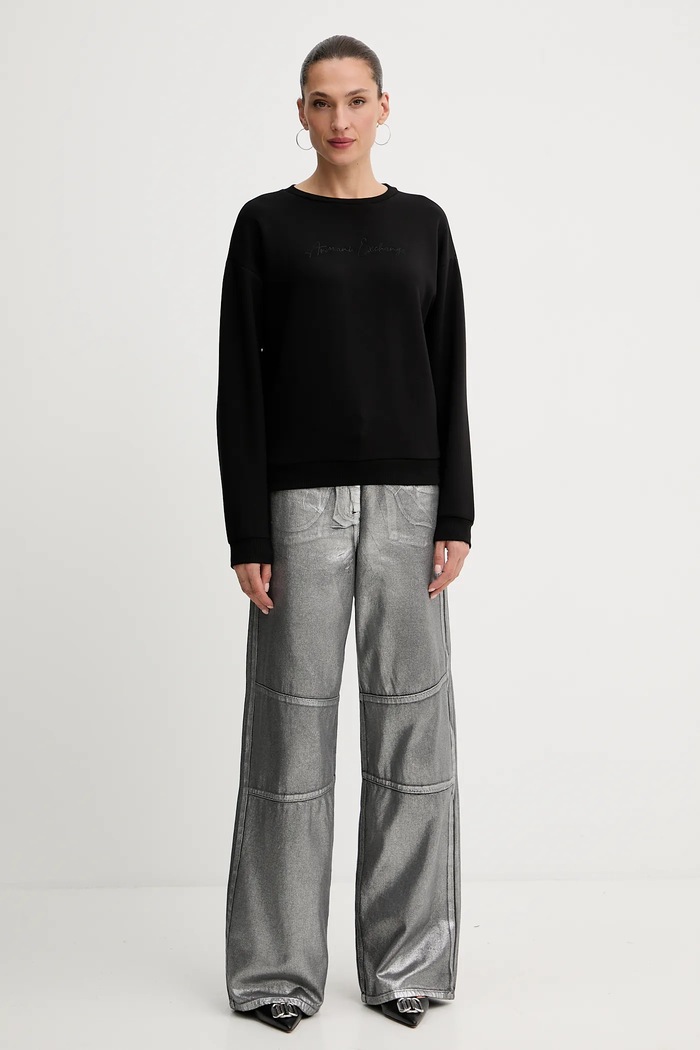 Mikina Armani Exchange XW000835.AF13397 čierna AA00