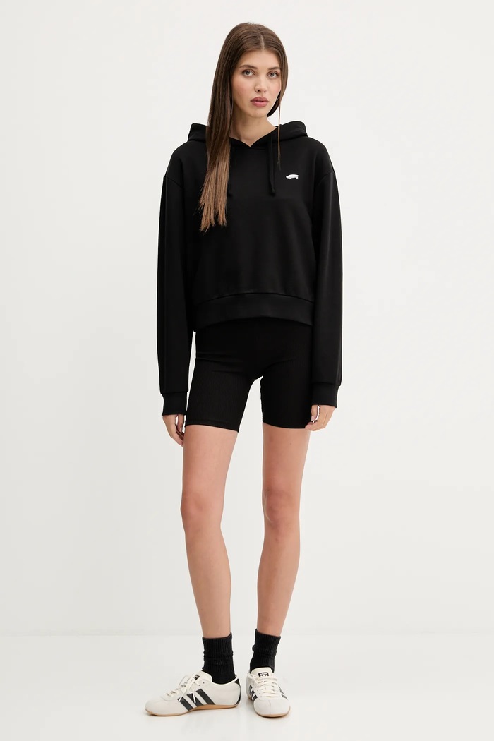 Bavlnená mikina Vans VN000P5PBLK1 čierna AA00