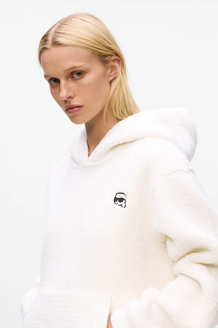 Îmbrăcăminte Karl Lagerfeld bluză IKON A4W20047 bej