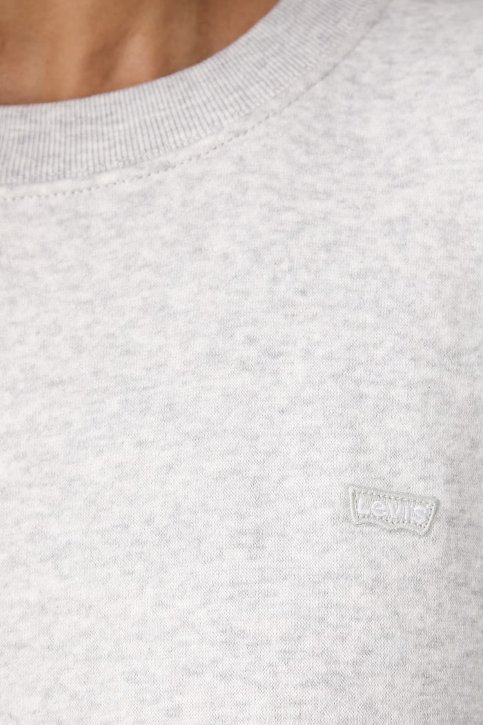 Levi's μπλούζα γυναικεία με βαμβάκι EVERYDAY CREW 0082J γκρί
