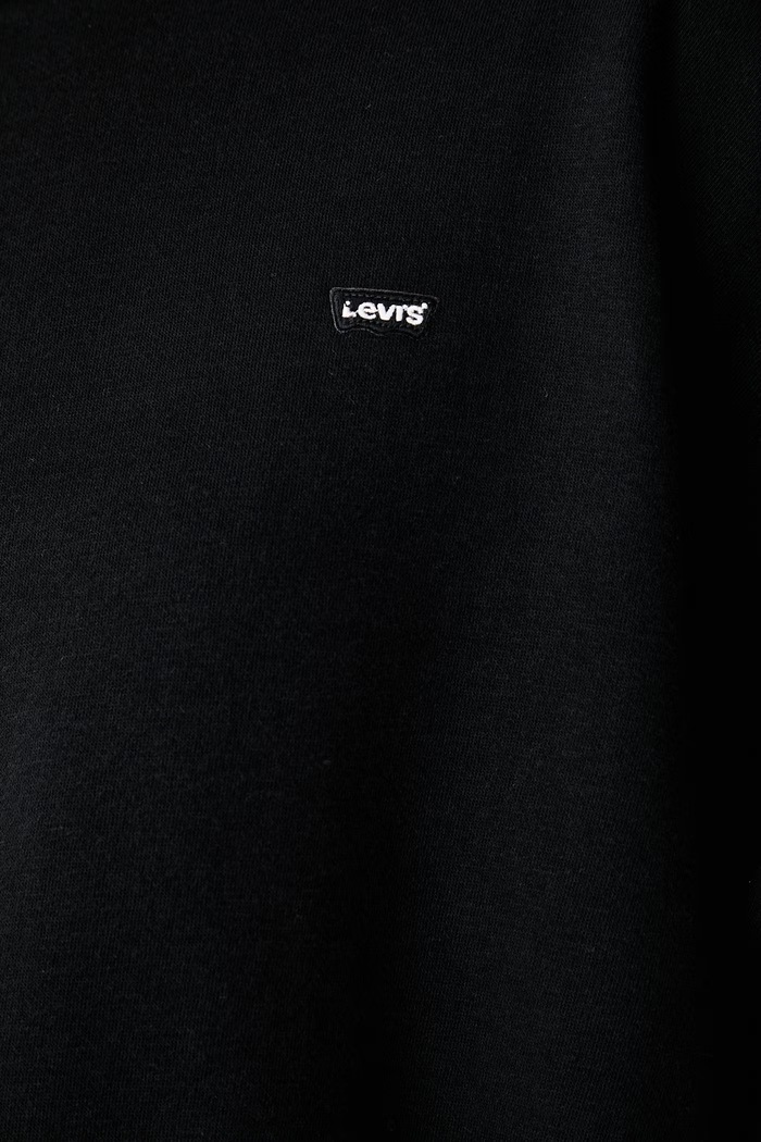 Levi's dukserica za žene s pamukom EVERYDAY CREW 0082J crna