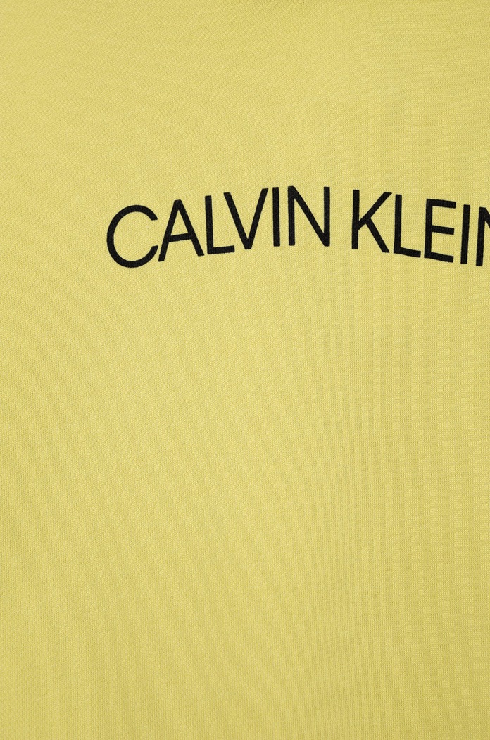 Dziewczynka Calvin Klein Jeans bluza bawełniana dziecięca IU0IU00163.9BYY IU0IU00163.9BYY zielony