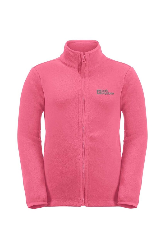 Dječja dukserica Jack Wolfskin TAUNUS JACKET K bez kapuljače roza 1609481.164.176.Carr