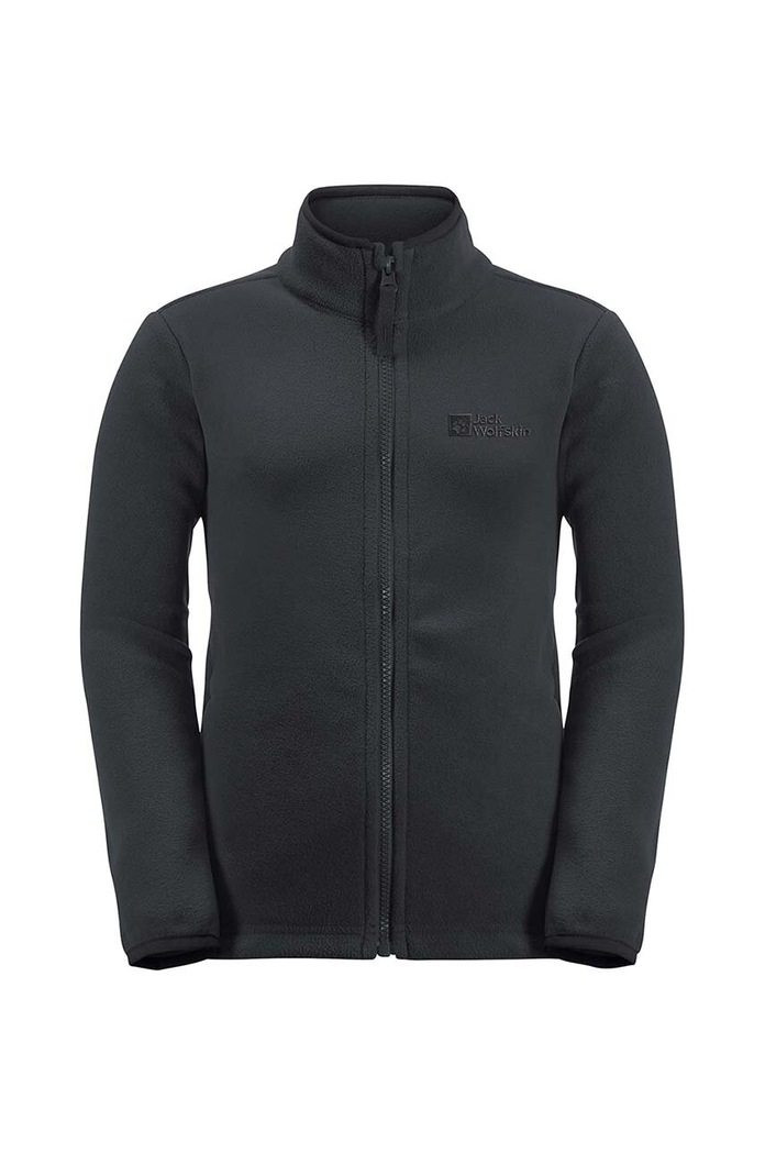 Dětská mikina Jack Wolfskin TAUNUS JACKET K bez kapuce černá 1609481.164.176.Carr
