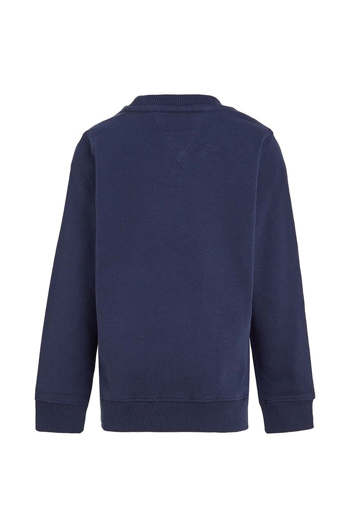 Dječaci Dječja pamučna dukserica Tommy Hilfiger KS0KS00212.NOS mornarsko plava
