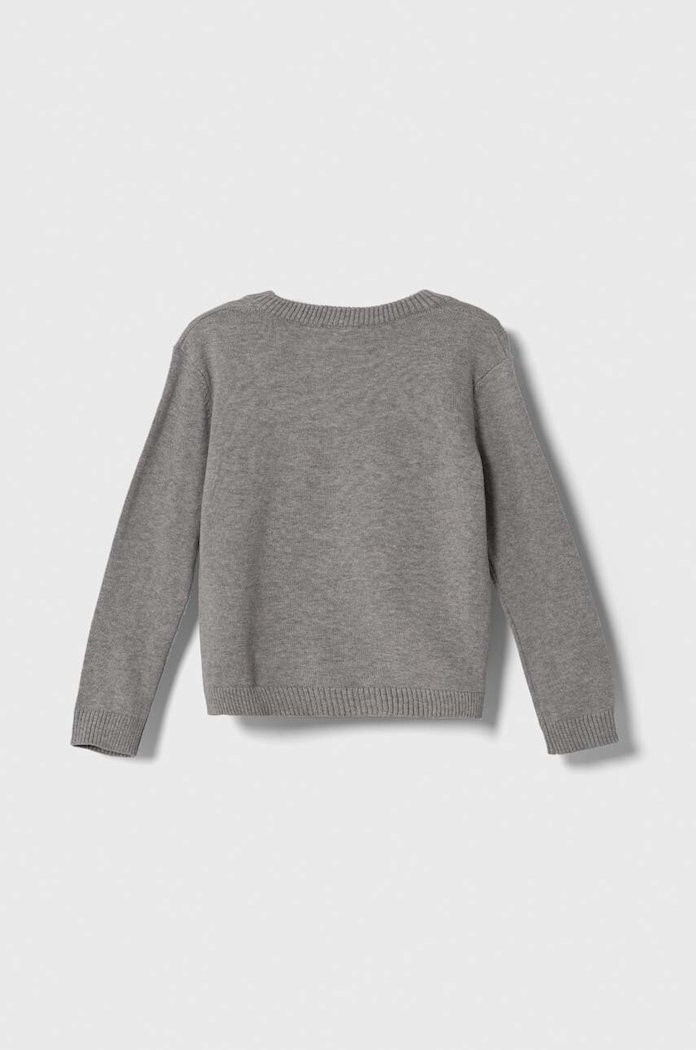 Dětský bavlněný svetr United Colors of Benetton 1294G1012.P.NOS šedá AA00