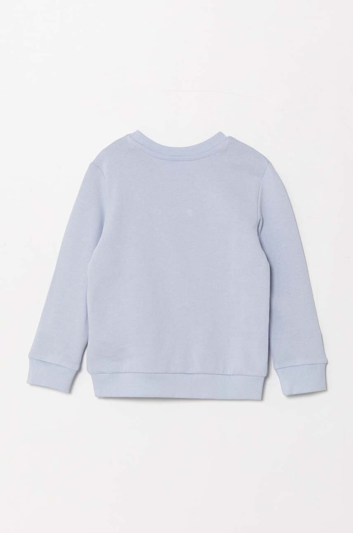 Guess bluza bawełniana dziecięca N73Q10.KAUG0.PPYH niebieski AA00