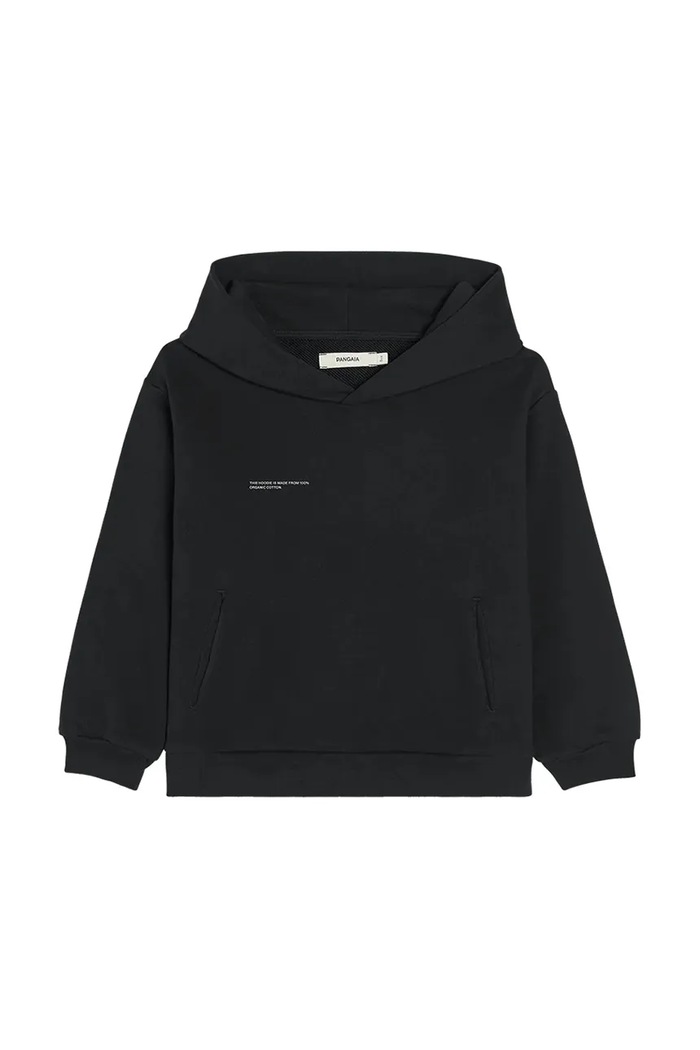 Pangaia bluza KIDS' 365 MIDWEIGHT HOODIE z kapturem czarny 10000428.CORE