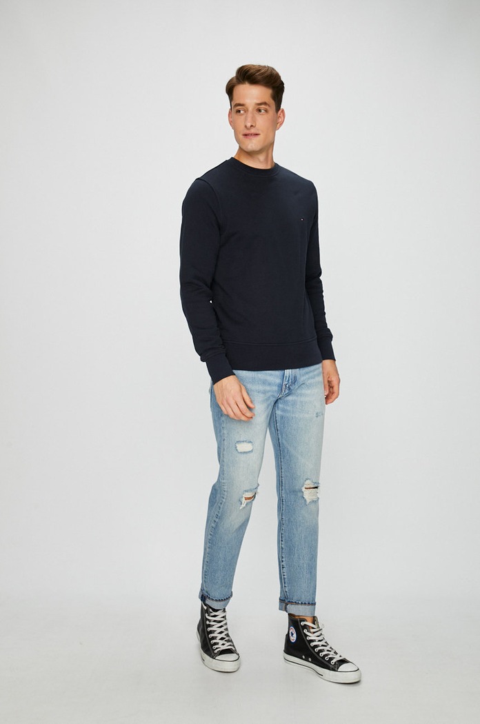 Tommy Hilfiger - Mikina MW0MW04973 tmavomodrá AA00